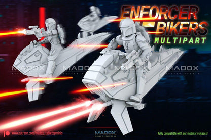 3 mandalorian bikes star wars rpg legion shatterpoint compatible  war bear