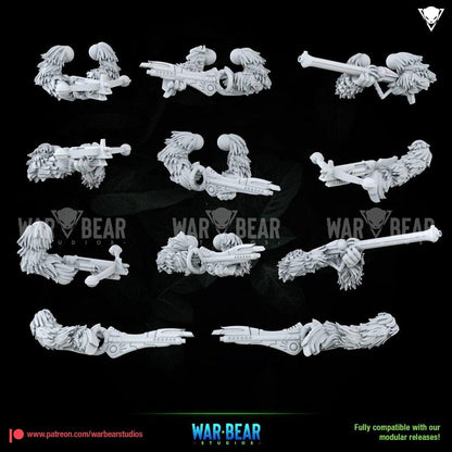 6 wookie troops star wars rpg legion shatterpoint compatible - war bear