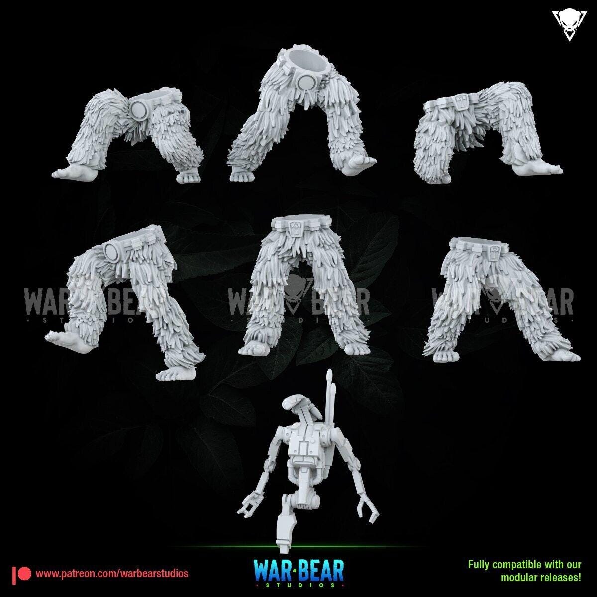 6 wookie troops star wars rpg legion shatterpoint compatible - war bear