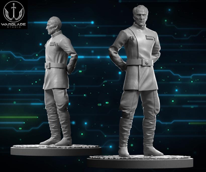 Tarkin proxy - star wars rpg legion shatterpoint compatible warblade