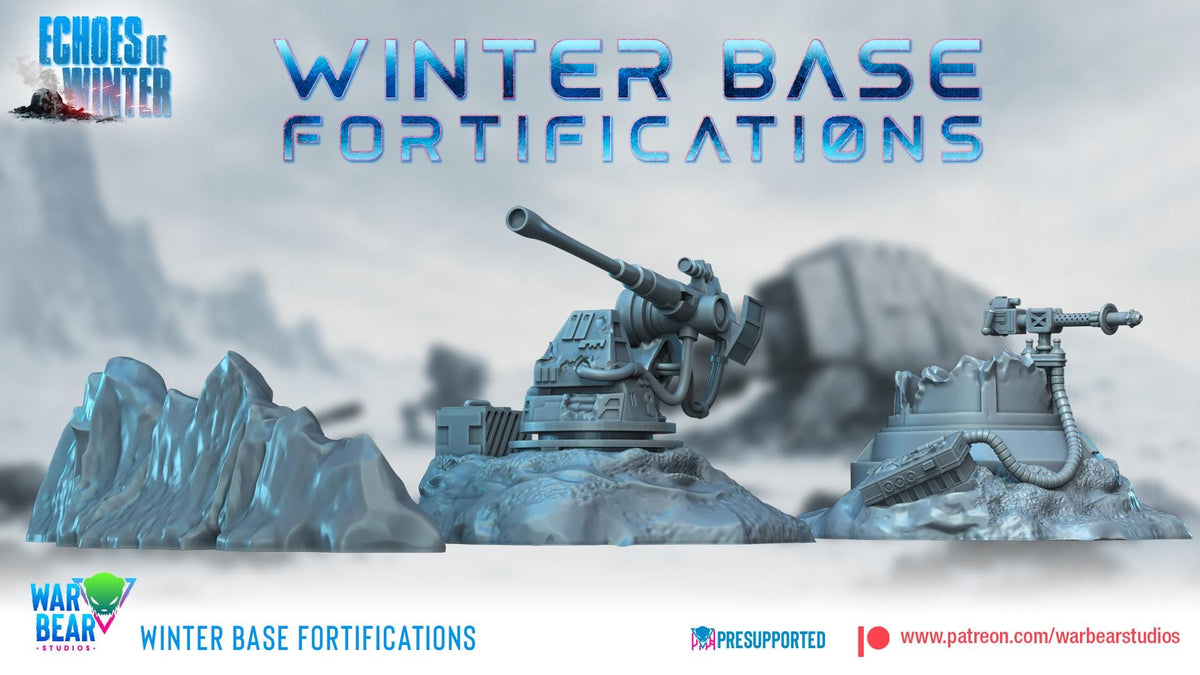 Winter base fortifications star wars legion shatterpoint war bear