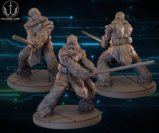 Burryaga jedi wookie proxy - star wars legion shatterpoint compatible warblade