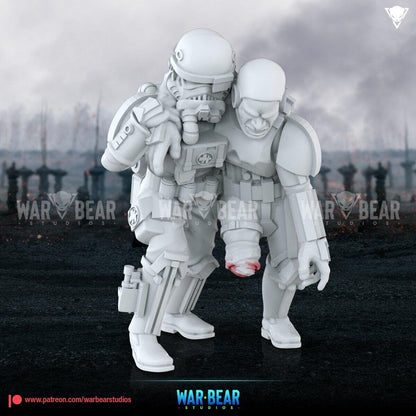 4 imperial trooper combat medic star wars legion shatterpoint compatible warbear
