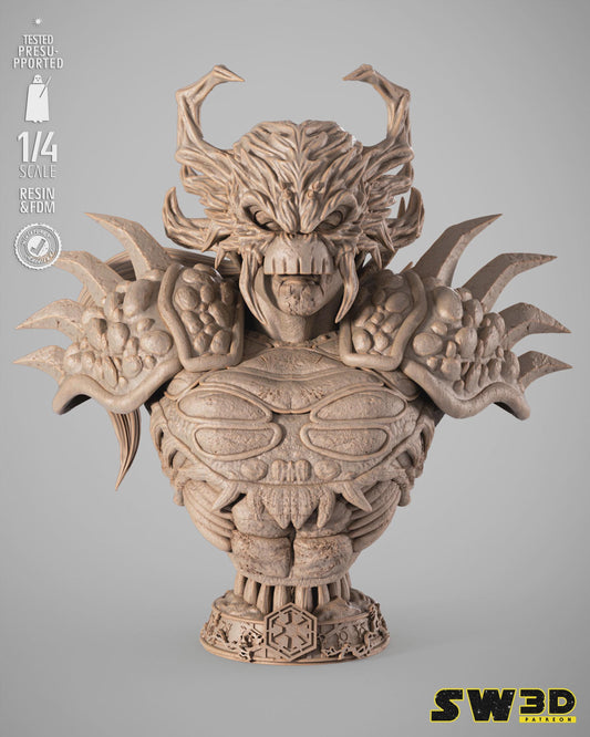 Darth krayt portrait bust star wars themed 3d bust / sculpture by sw3d
