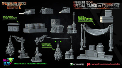 Smuggling docks equipment star wars rpg legion shatterpoint compatible  war bear