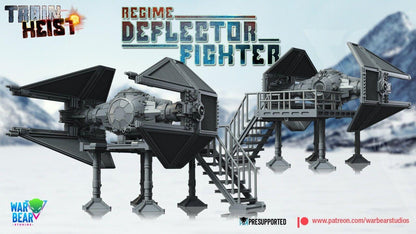 Tie fighter/interceptor (deflector) w/ option platform star wars rpg legion shatterpoint compatible - war bear