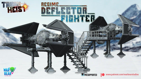 Tie fighter/interceptor (deflector) w/ option platform star wars rpg legion shatterpoint compatible - war bear