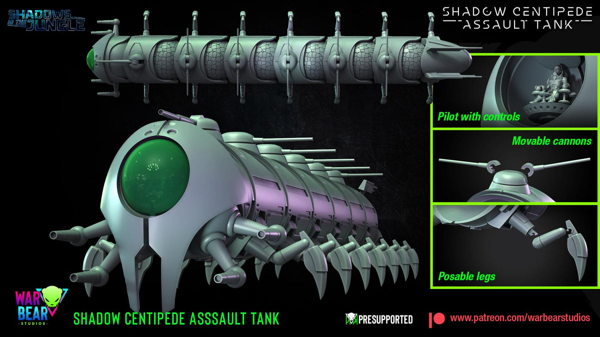 Centipede assault tank star wars legion rpg shatterpoint warbear