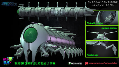 Centipede assault tank star wars legion rpg shatterpoint warbear