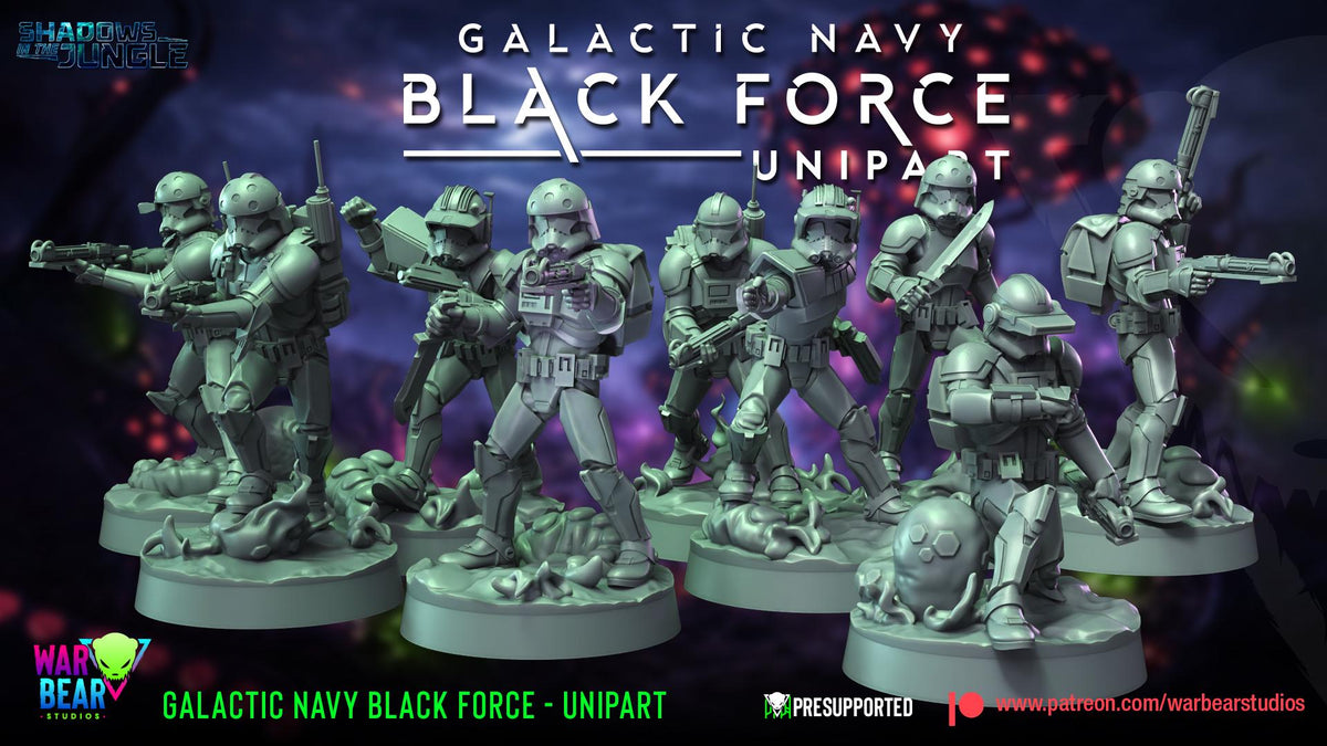 18 imperial blackforce troopers star wars legion rpg shatterpoint warbear
