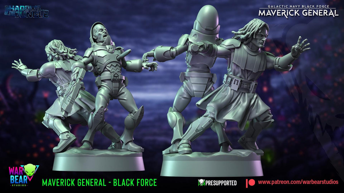 3 black force maverick general star wars legion rpg shatterpoint war bear