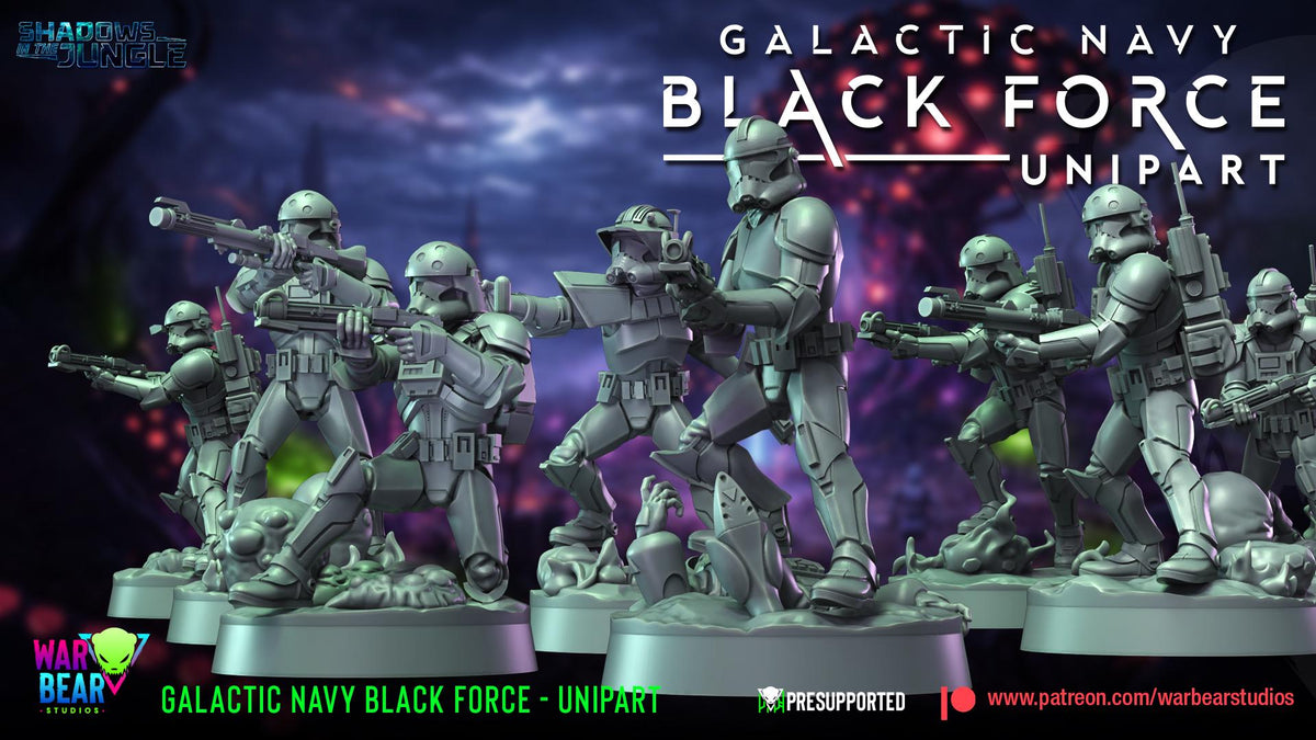 18 imperial blackforce troopers star wars legion rpg shatterpoint warbear