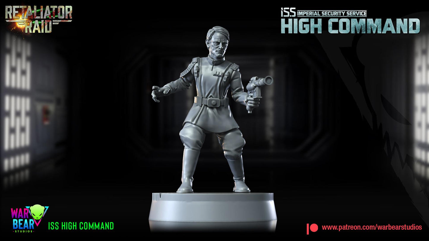 Iss high command officers (imperial security services) star wars rpg legion shatterpoint compatible - war bear