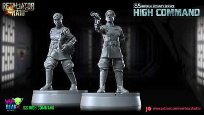 Iss high command officers (imperial security services) star wars rpg legion shatterpoint compatible - war bear