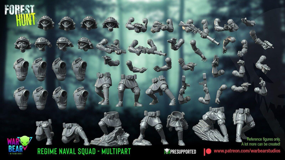 9 forest imp navy troops star wars rpg legion shatterpoint compatible - war bear