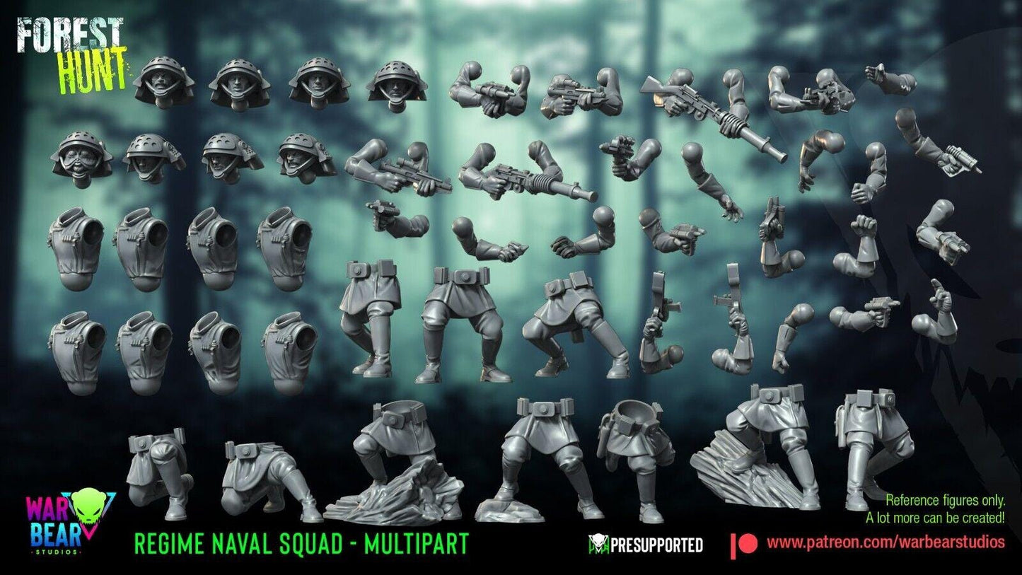 9 forest imp navy troops star wars rpg legion shatterpoint compatible - war bear