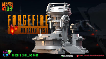 Forgefire drilling post terrain star wars rpg legion shatterpoint - war bear