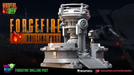 Forgefire drilling post terrain star wars rpg legion shatterpoint - war bear