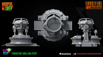 Forgefire drilling post terrain star wars rpg legion shatterpoint - war bear
