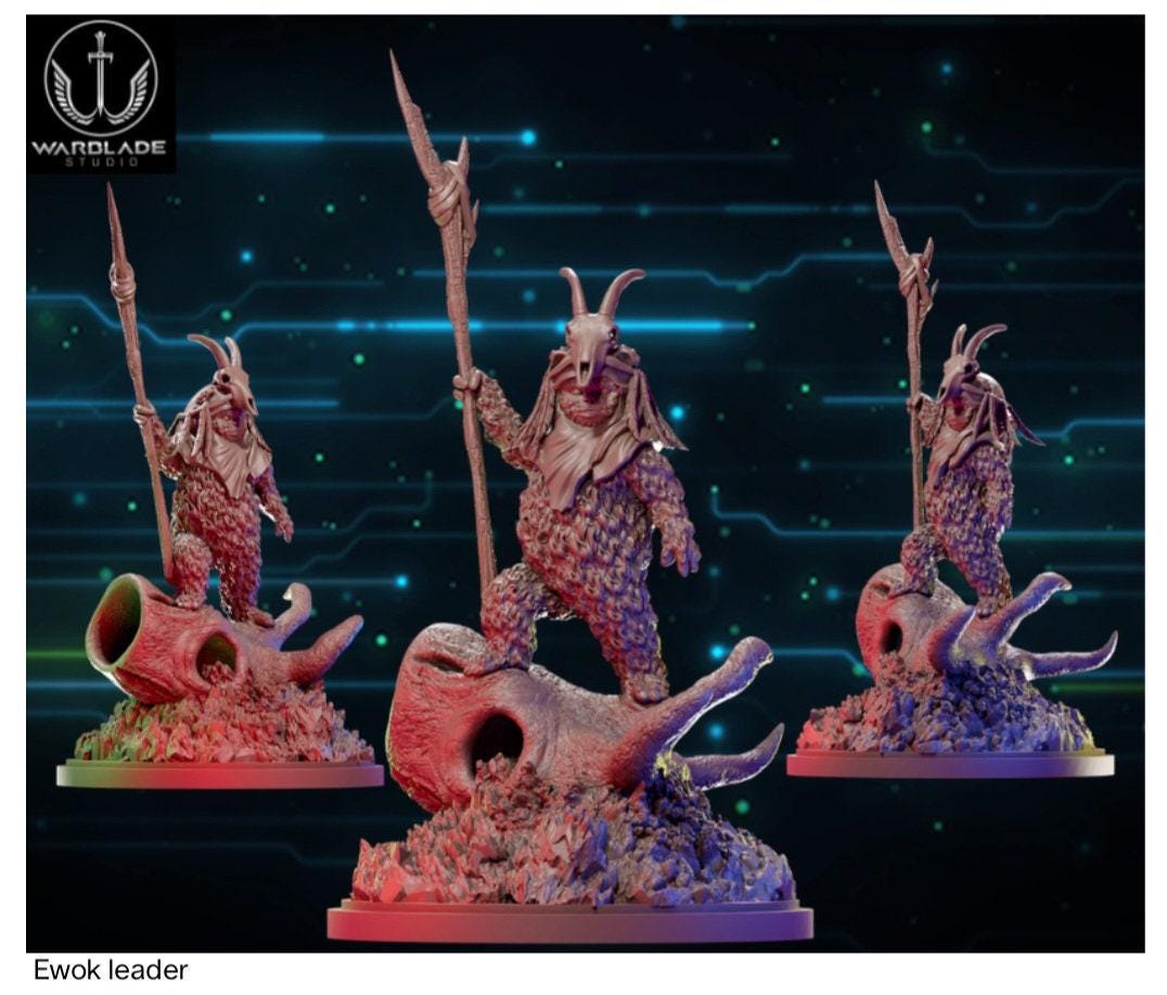 Ewok primary leader star wars legion shatterpoint compatible warblade apr24