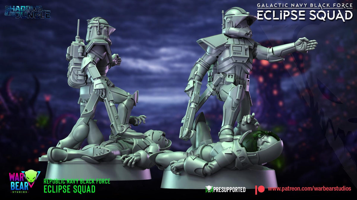 8 x imperial eclipse squad star wars rpg legion shatterpoint - war bear