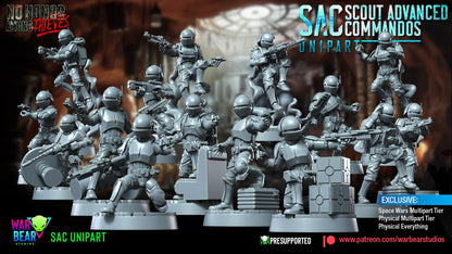15 imperial scout advance commandos star wars rpg legion shatterpoint compatible - war bear