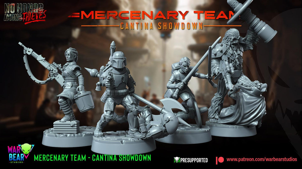 Mercenary team star wars rpg legion shatterpoint compatible - war bear