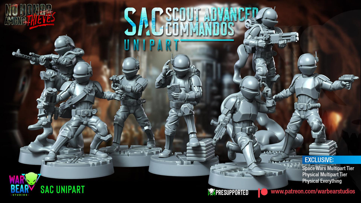 15 imperial scout advance commandos star wars rpg legion shatterpoint compatible - war bear