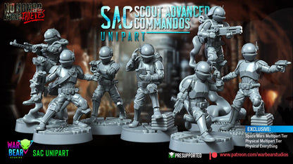 15 imperial scout advance commandos star wars rpg legion shatterpoint compatible - war bear