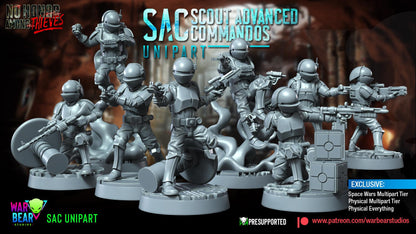 15 imperial scout advance commandos star wars rpg legion shatterpoint compatible - war bear