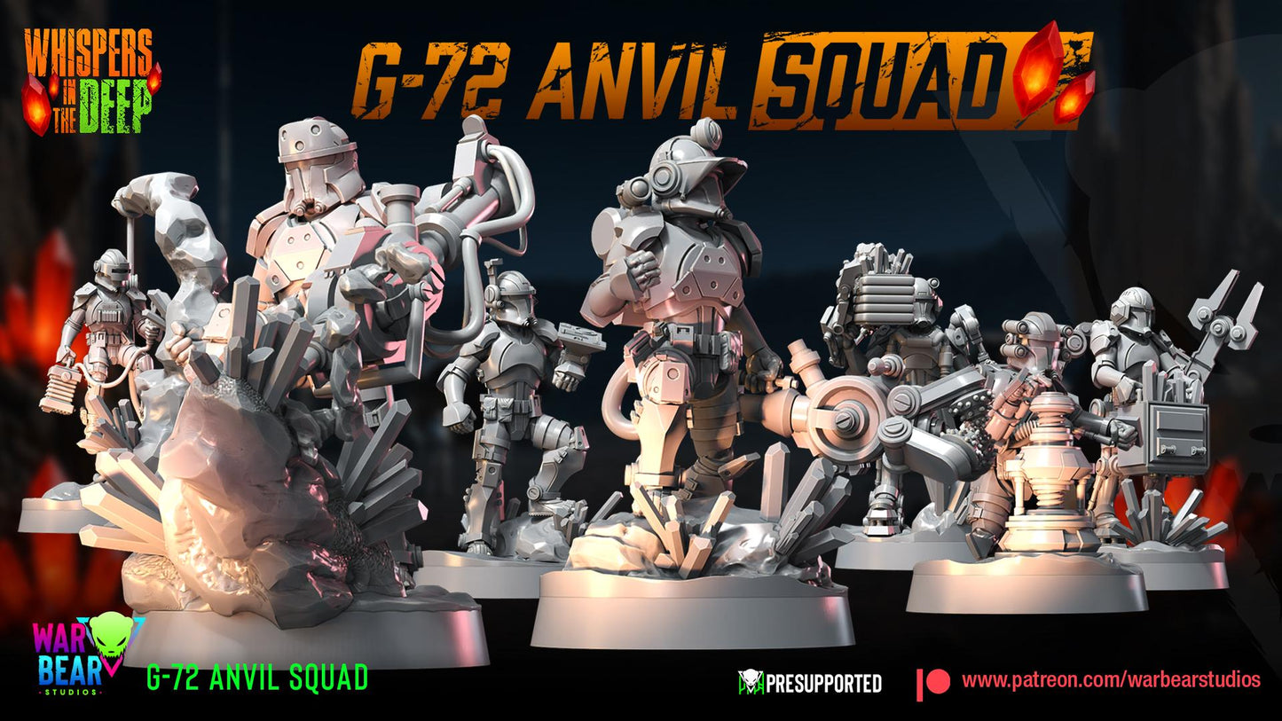 7x g-72 anvil trooper squad star wars legion rpg shatterpoint war bear