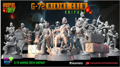 16 x g-72 mining crew proxy star wars legion shatterpoint compatible warbear