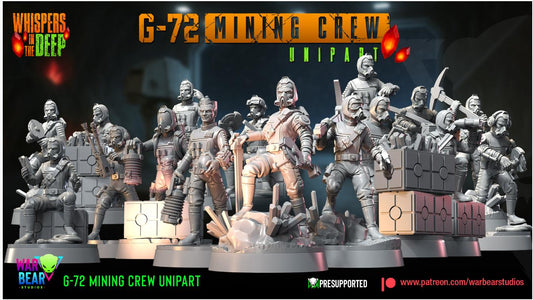 16 x g-72 mining crew proxy star wars legion shatterpoint compatible warbear