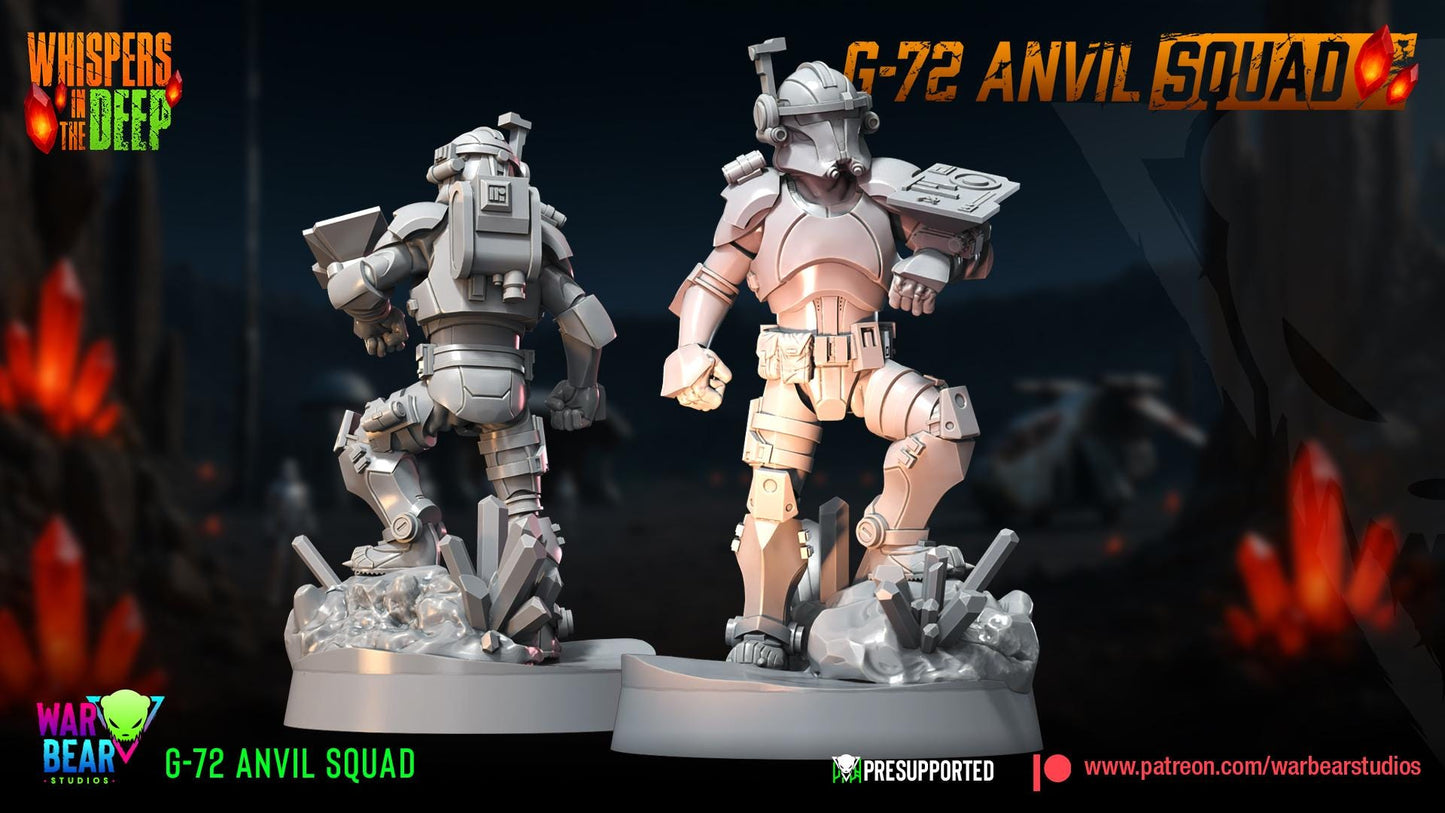 7x g-72 anvil trooper squad star wars legion rpg shatterpoint war bear