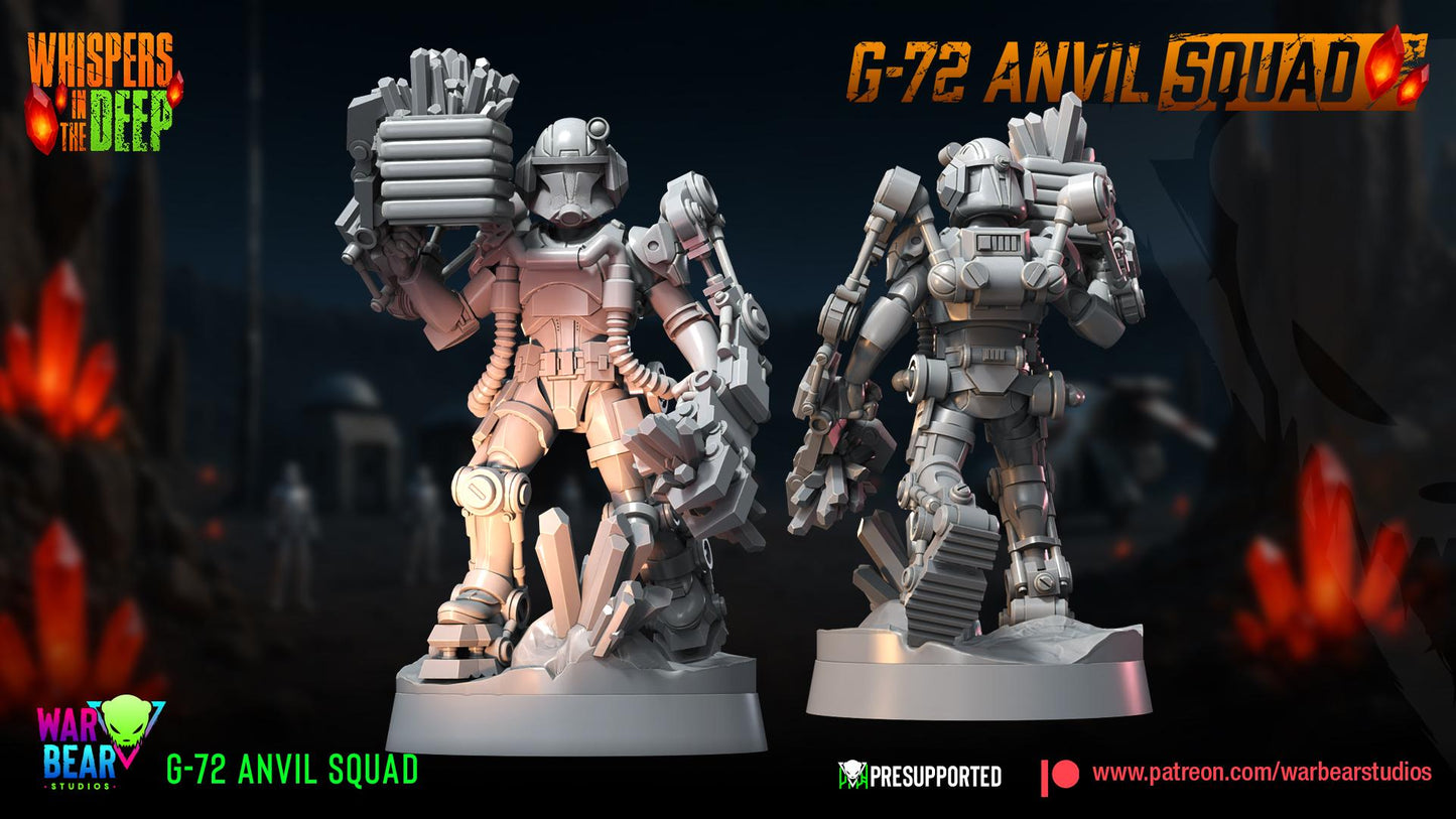 7x g-72 anvil trooper squad star wars legion rpg shatterpoint war bear