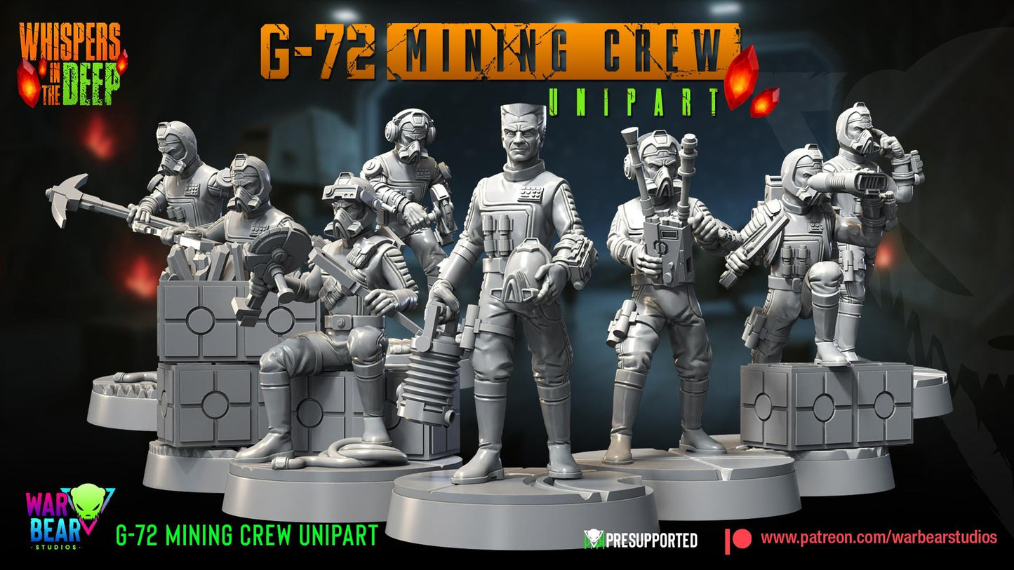 16 x g-72 mining crew proxy star wars legion shatterpoint compatible warbear
