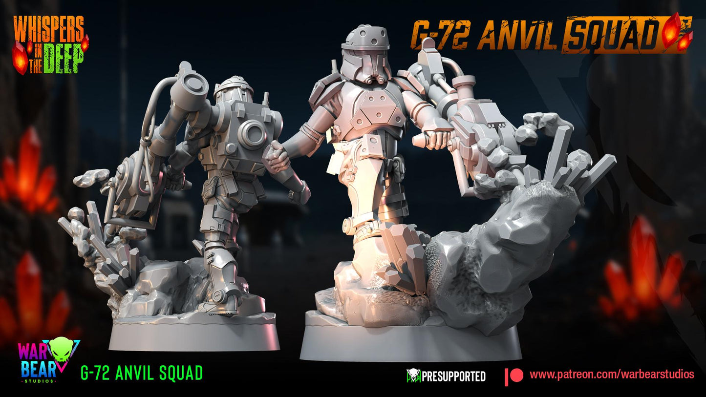 7x g-72 anvil trooper squad star wars legion rpg shatterpoint war bear