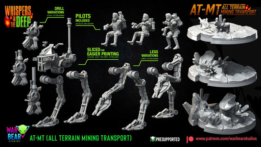 3 at-mt (all terrain mining transport) star wars legion rpg shatterpoint warbear