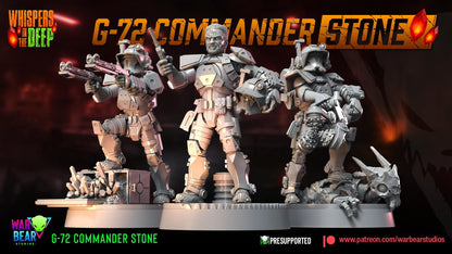 3 x g72 commander stone star wars rpg legion shatterpoint compatible war bear