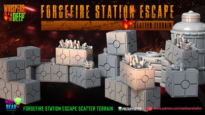 Forgefire station scatter terrain star wars rpg legion shatterpoint war bear