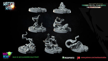 7 aqua clanker droids  star wars legion rpg shatterpoint compatible war bear