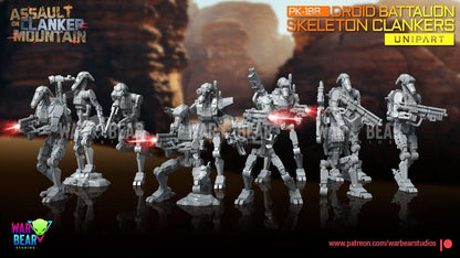 10 clanker droids star wars legion rpg shatterpoint compatible war bear