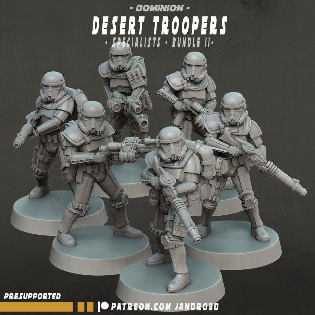 Remnant e-11 blaster / specialist desert troopers -star wars legion compatible j