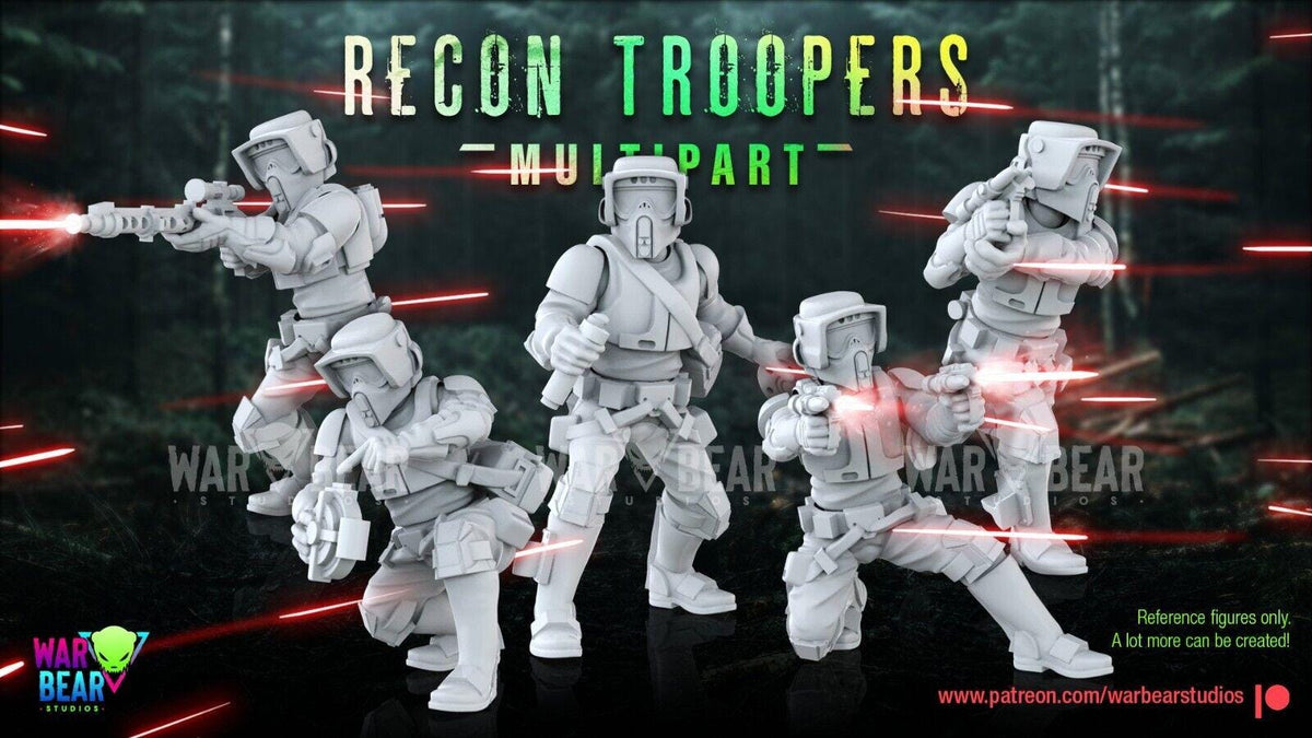 10 imperial recon troops star wars legion rpg shatterpoint compatible war bear