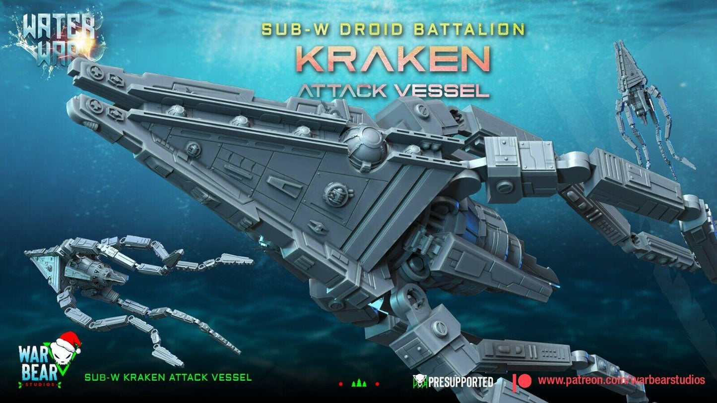 Kraken attack vessel star wars legion rpg shatterpoint compatible war bear