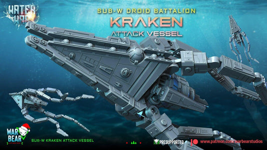 Kraken attack vessel star wars legion rpg shatterpoint compatible war bear
