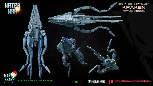Kraken attack vessel star wars legion rpg shatterpoint compatible war bear