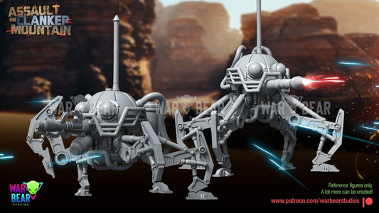 2 spider artillery droid star wars rpg legion shatterpoint compatible  war bear