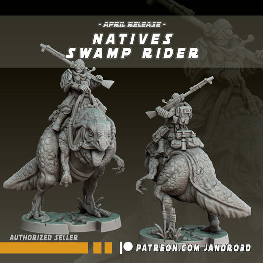 Natives swamp riders blurrg - star wars legion compatible jandro3d