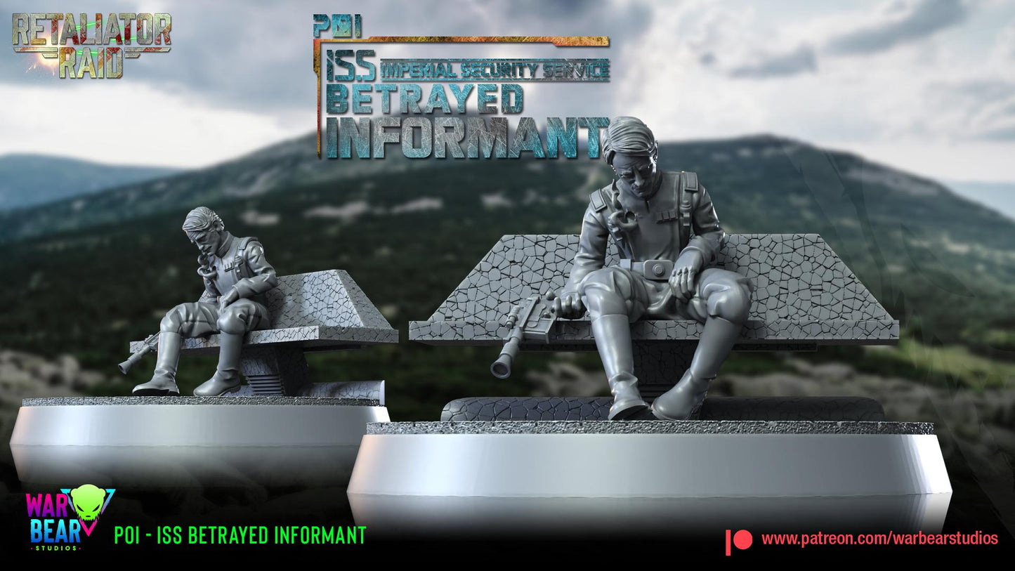 Iss betrayed informant  (imperial security services) star wars rpg legion shatterpoint compatible - war bear